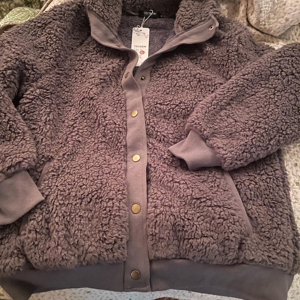 Grey push button Sherpa size: M